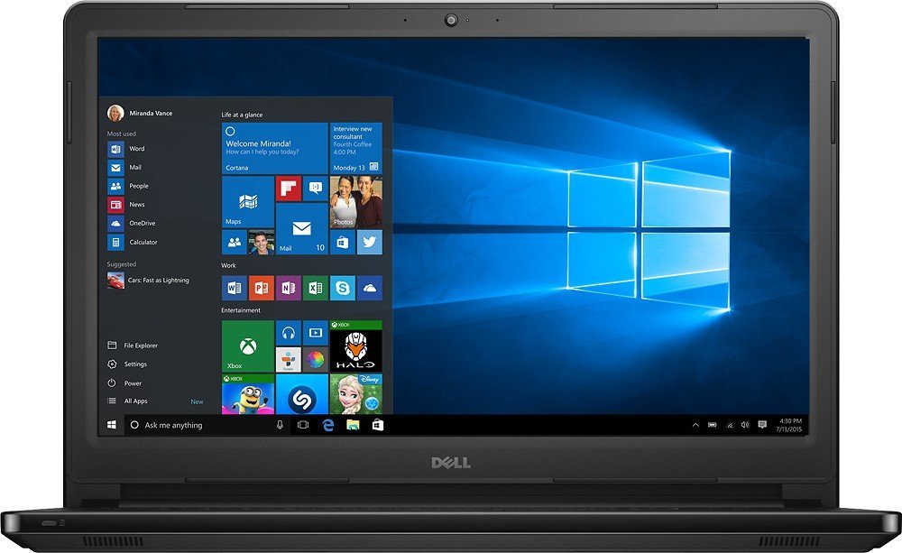 DELL INSPIRON 15 5566 | INTEL CORE I3 7100U | 8GB RAM | 256GB SSD | WIN 11 HOME | OPEN OFFICE | TACTIL |TECLADO ESPAÑOL