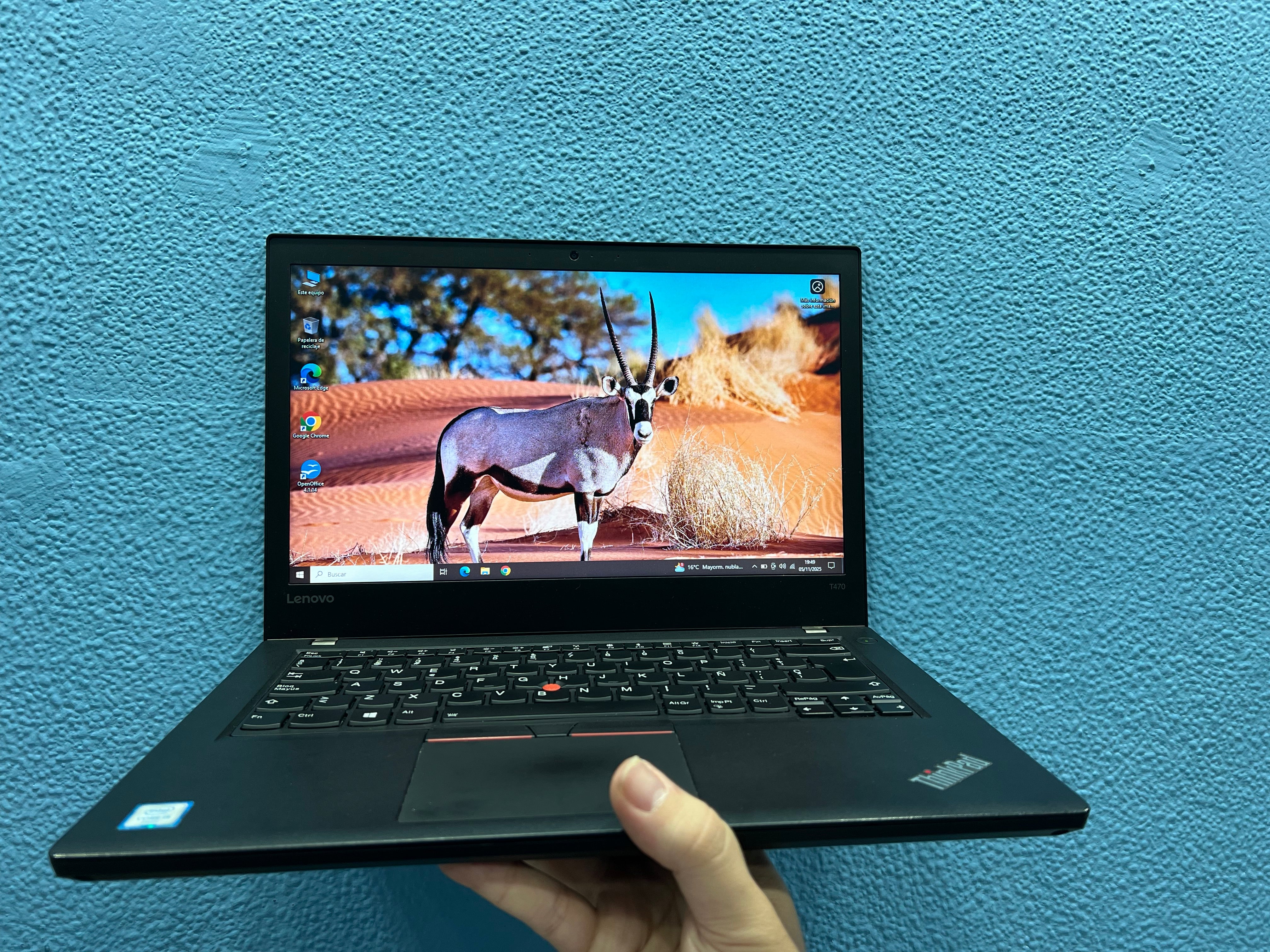 ¡¡ LIQUIDACION !! LENOVO THINKPAD T470 | INTEL CORE I5 6200U | 8 GB RAM | 256 GB SSD | WIN 10 PRO | OPEN OFFICE | REFERENCIA PF0ZWMEH