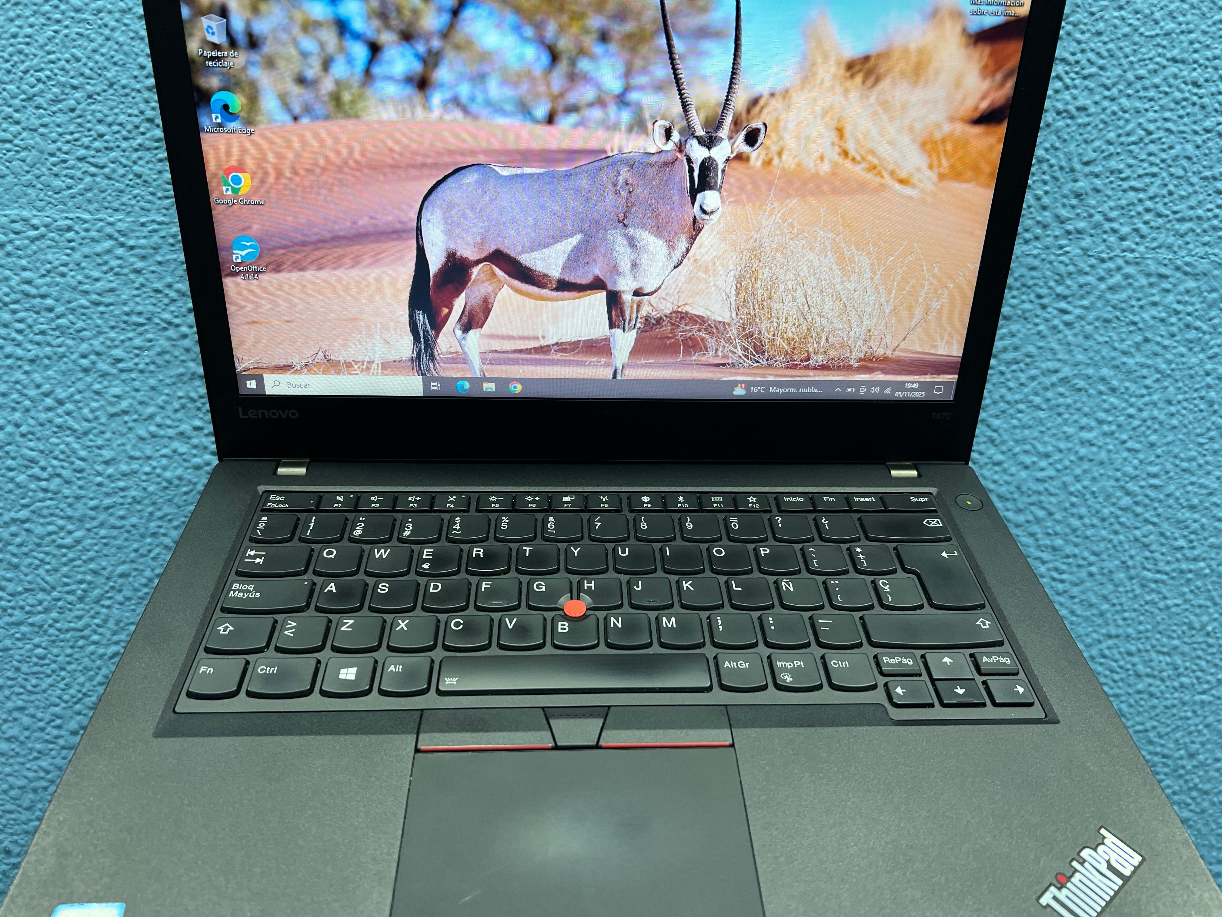 ¡¡ LIQUIDACION !! LENOVO THINKPAD T470 | INTEL CORE I5 6200U | 8 GB RAM | 256 GB SSD | WIN 10 PRO | OPEN OFFICE | REFERENCIA PF0ZWMEH