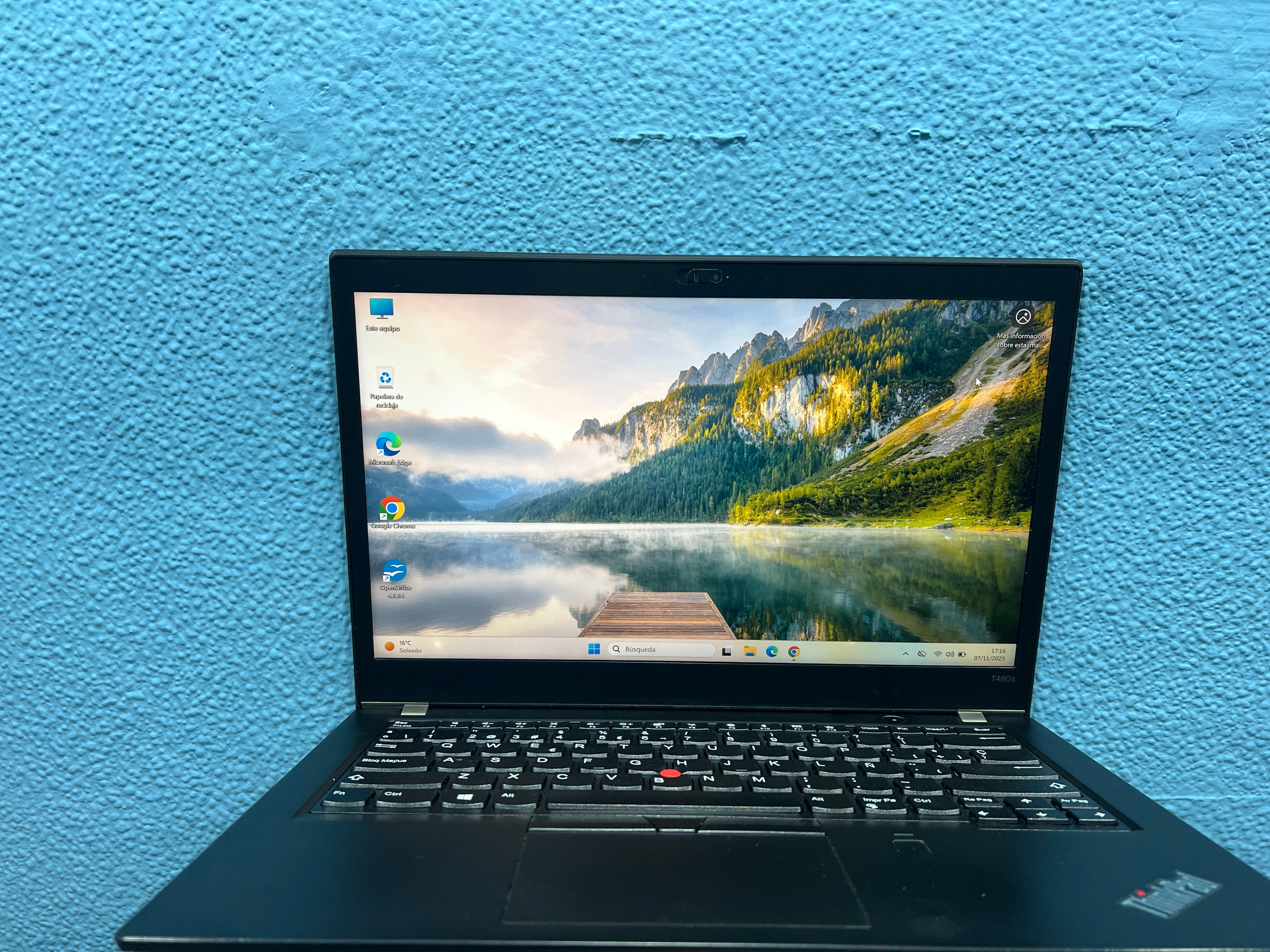 ¡¡ LIQUIDACION !! LENOVO THINKPAD T480s | INTEL CORE I5 8250U | 16 GB RAM | 256 GB SSD | WIN 11 PRO | OPEN OFFICE | REFERENCIA PC0XGYPD