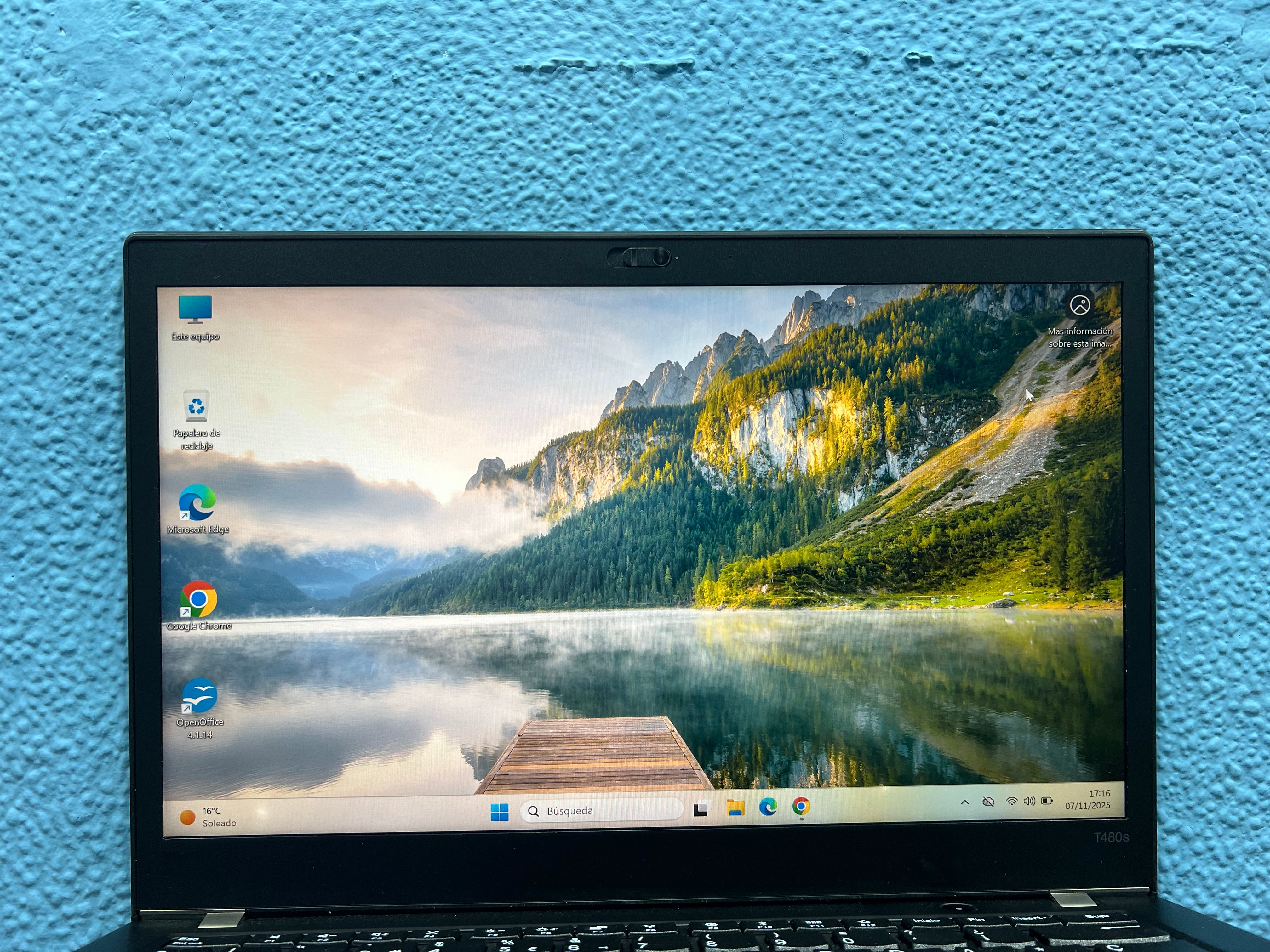 ¡¡ LIQUIDACION !! LENOVO THINKPAD T480s | INTEL CORE I5 8250U | 16 GB RAM | 256 GB SSD | WIN 11 PRO | OPEN OFFICE | REFERENCIA PC0XGYPD