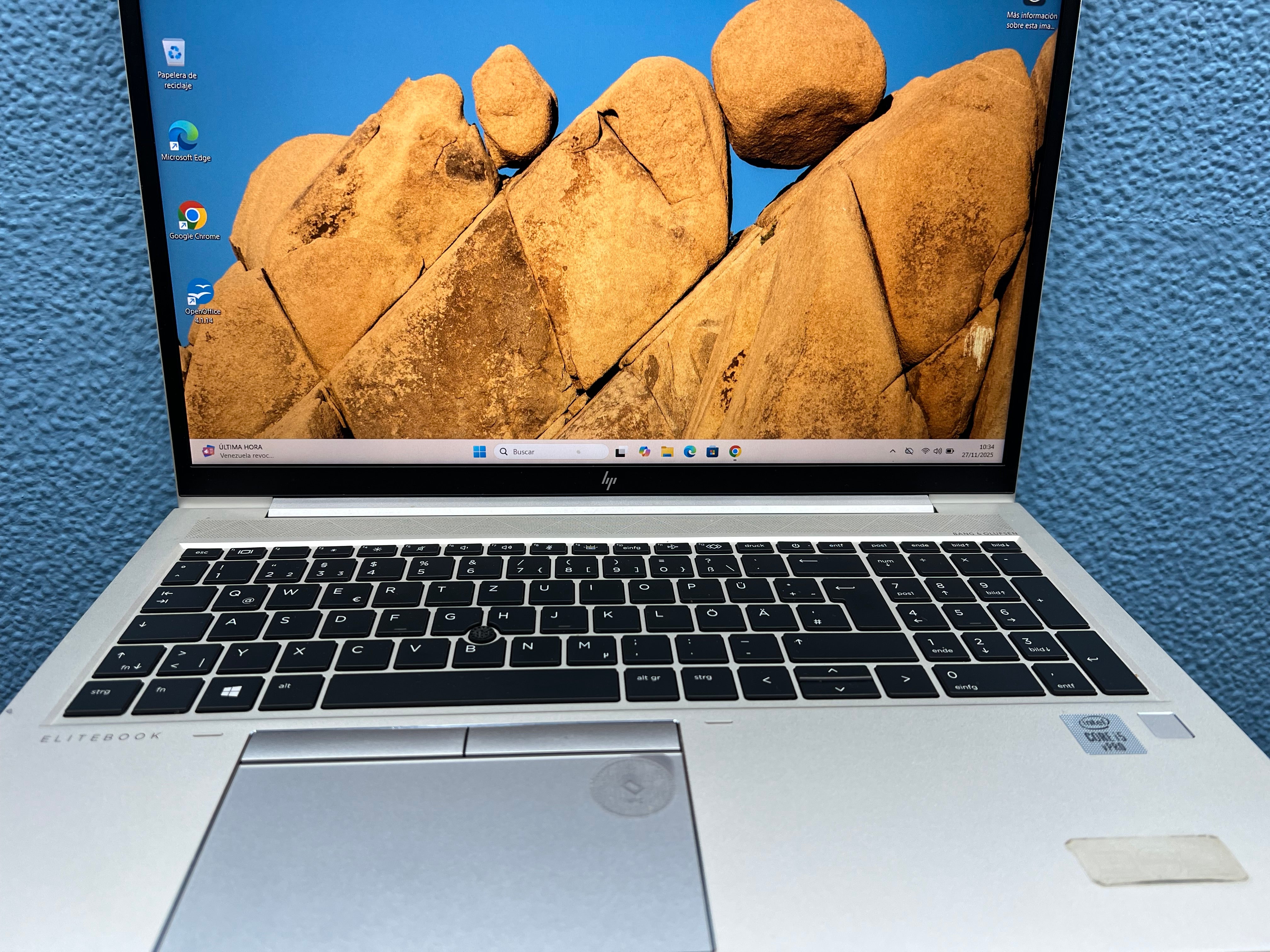 ¡¡ LIQUIDACION !! HP EliteBook 850 G7 | INTEL CORE I5 10310U | 16 GB RAM | 512 GB NVMe | WIN 11 PRO | OPEN OFFICE | TACTIL | REFERENCIA 5CG1150YL9