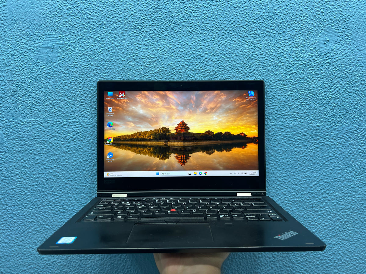 ¡¡LIQUIDACION!! Lenovo ThinkPad L380 Yoga | i3 8130U | 8Gb Ram | 256GB Nvme | Windows 11 Pro | Táctil | Referencia 016