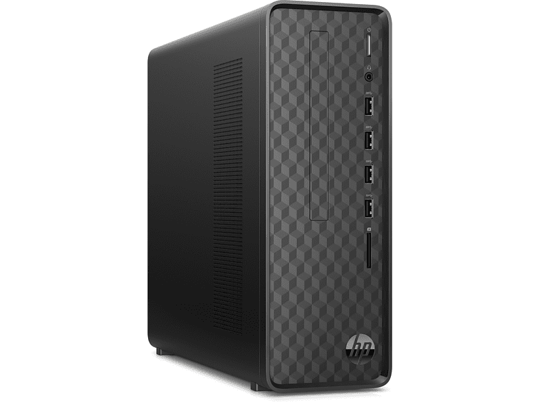 PC Sobremesa - HP Slim Desktop S01-aF1001ns, Intel® Celeron® J4025, 16 GB, 256 GB SSD, UHD 600, WIN10, Negro