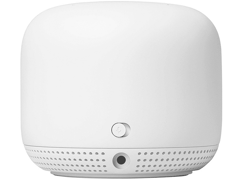 Router - Google Mesh Nest WiFi Router, 1GB RAM, 4GB flash, Bluetooth, WPA3, Blanco + Nest WiFi Point