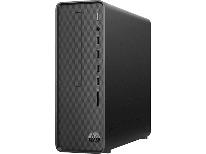 PC Sobremesa - HP Slim Desktop S01-aF1001ns, Intel® Celeron® J4025, 16 GB, 256 GB SSD, UHD 600, WIN10, Negro