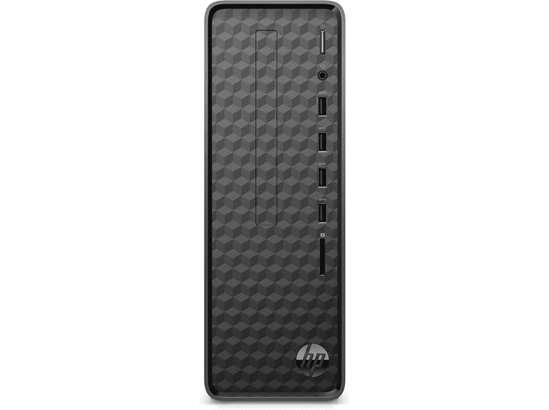 PC Sobremesa - HP Slim Desktop S01-aF1001ns, Intel® Celeron® J4025, 16 GB, 256 GB SSD, UHD 600, WIN10, Negro