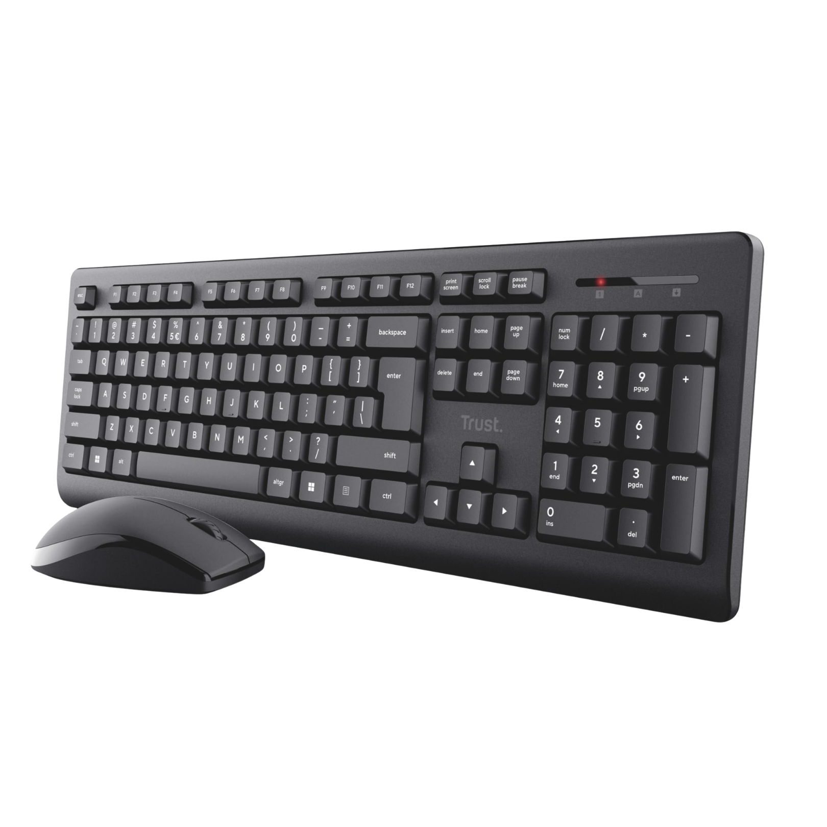 Trust Primo Pack Ratón y Teclado Negros Inalámbricos (ES)