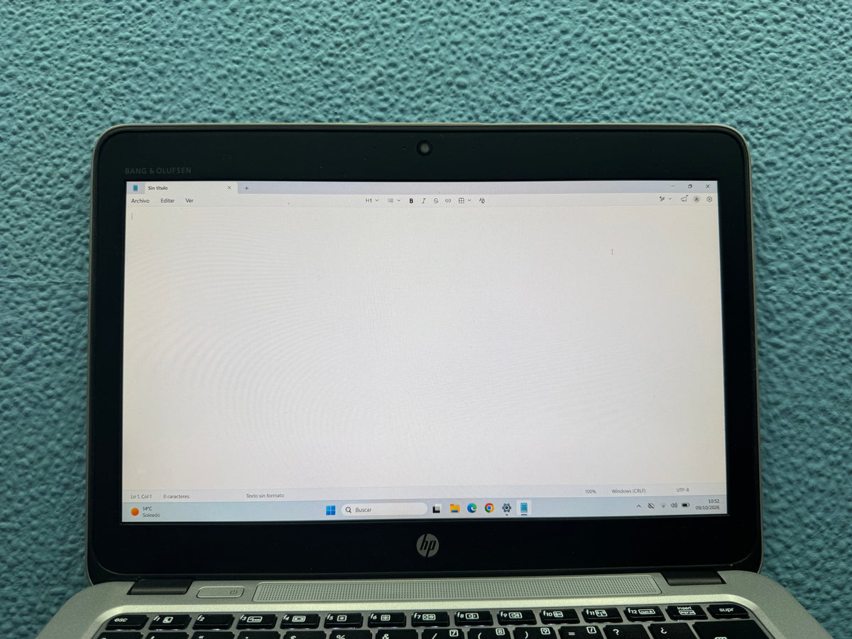 ¡¡LIQUIDACION!! Hp EliteBook 820 G3 | i7 6600U | 8Gb Ram | 256Gb Ssd | Windows 11 Pro | Batería nueva | Referencia 017