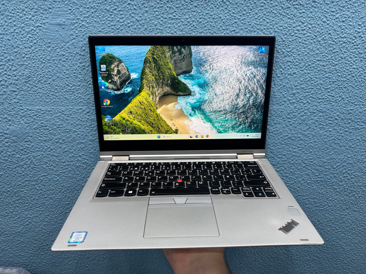 ¡¡LIQUIDACION!! Lenovo ThinkPad X380 Yoga | i5 8350U | 8Gb Ram | 256GB Nvme | Windows 11 Pro | Táctil | Batería nueva | Referencia 009