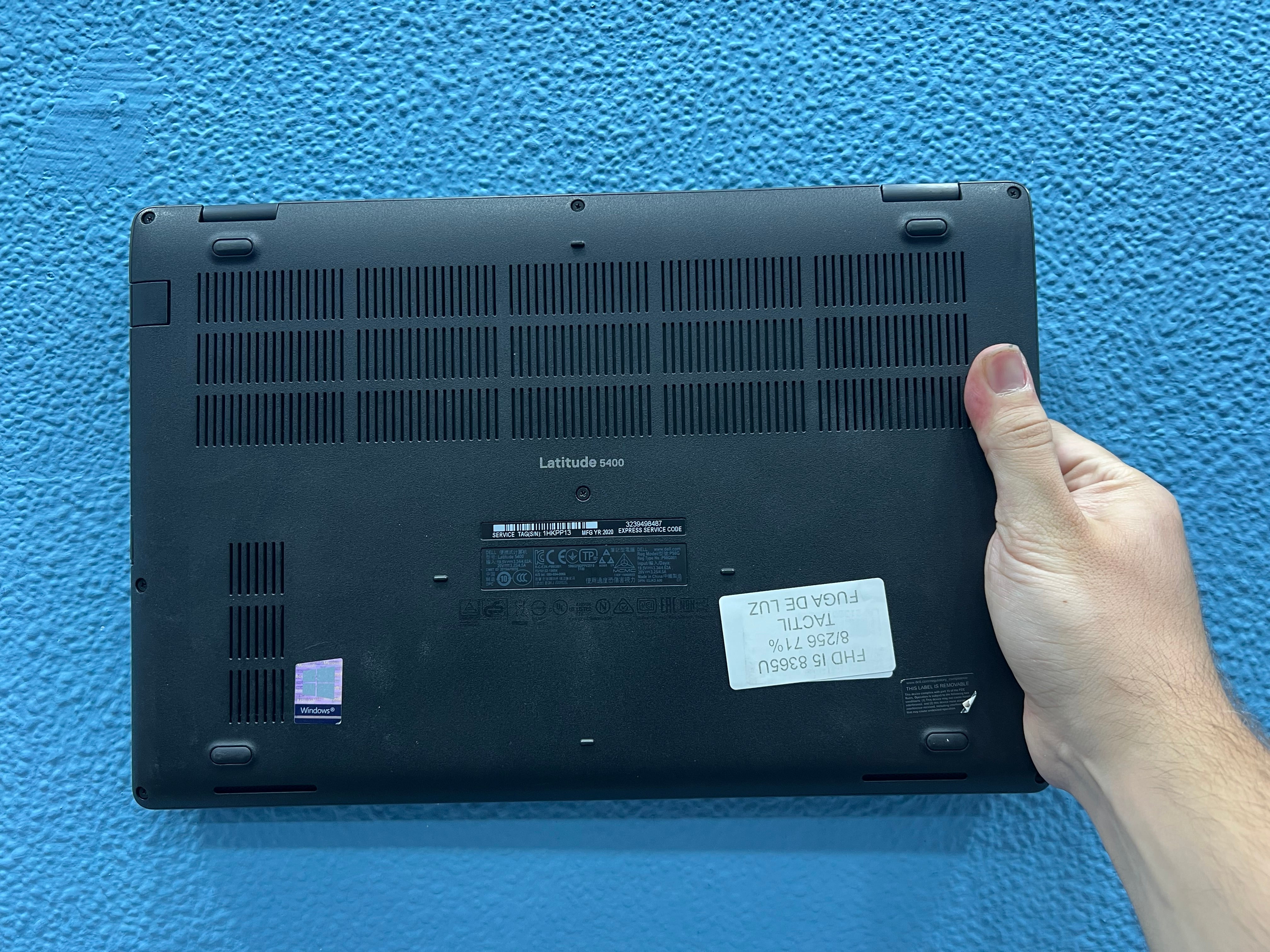 ¡¡ LIQUIDACION !! DELL LATITUDE 5400 | INTEL CORE I5 8365U | 8 GB RAM | 256 GB NVMe | WIN 11 PRO | OPEN OFFICE | TACTIL | REFERENCIA 1HKPP13