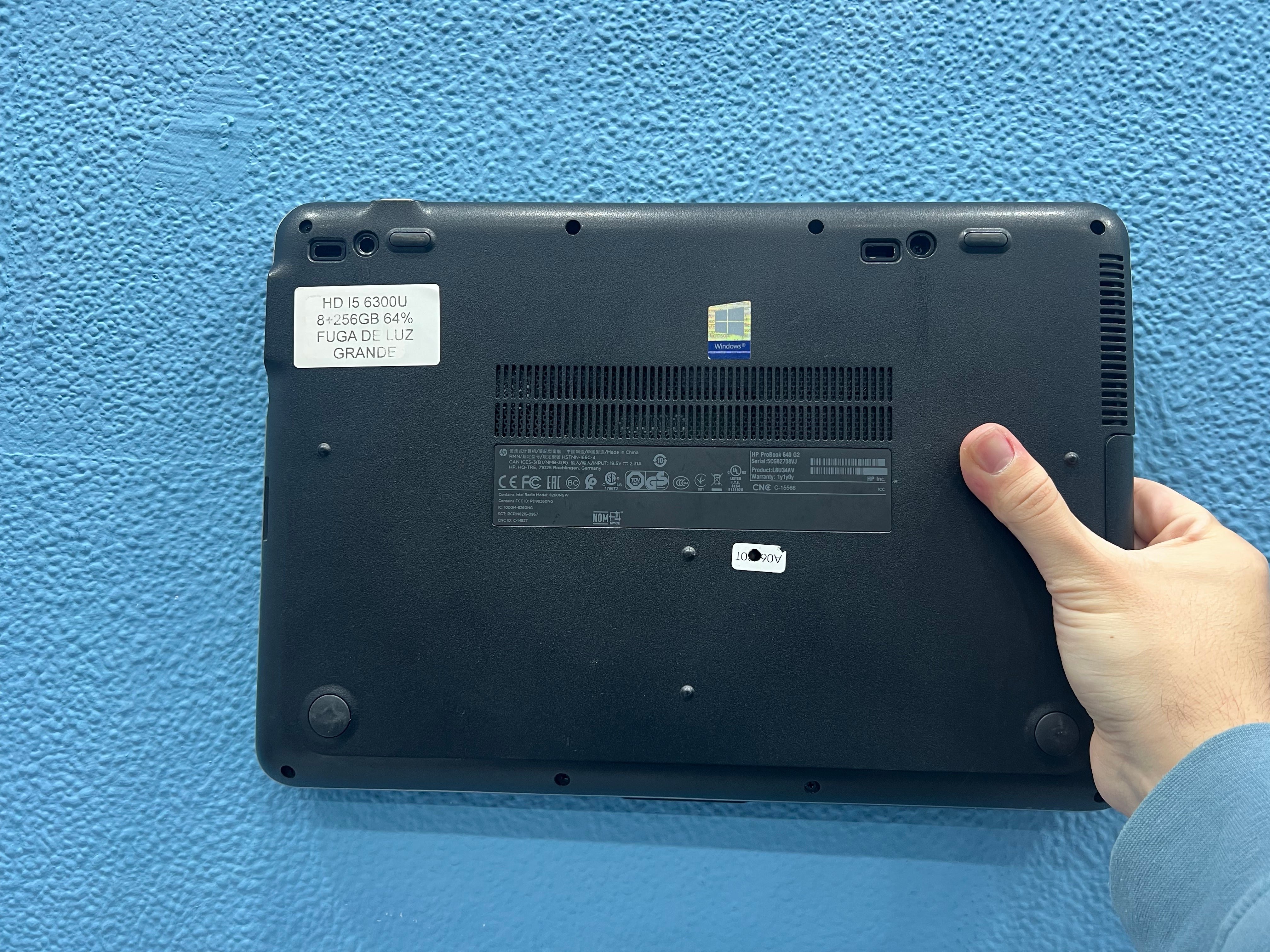 ¡¡ LIQUIDACION !! HP ProBook 640 G2 | INTEL CORE I5 6300U | 8 GB RAM | 256 GB SSD | WIN 10 PRO | OPEN OFFICE | REFERENCIA 5CG82708VJ