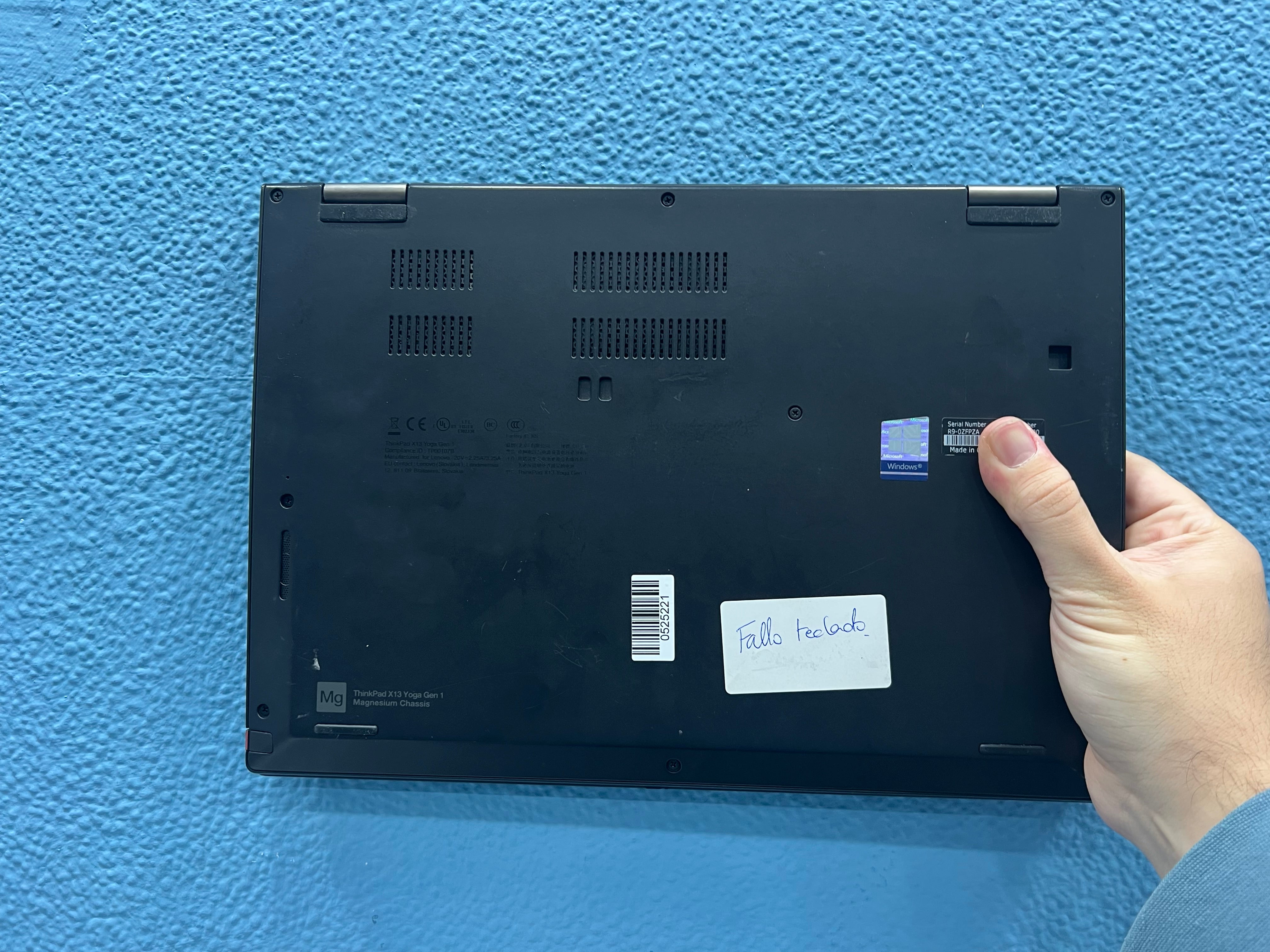 ¡¡ LIQUIDACION !! LENOVO THINKPAD X13 YOGA Gen 1 | INTEL CORE I7 10610U | 16 GB RAM | 512 GB NVMe | WIN 11 PRO | OPEN OFFICE | TACTIL | REFERENCIA R90ZFPZA