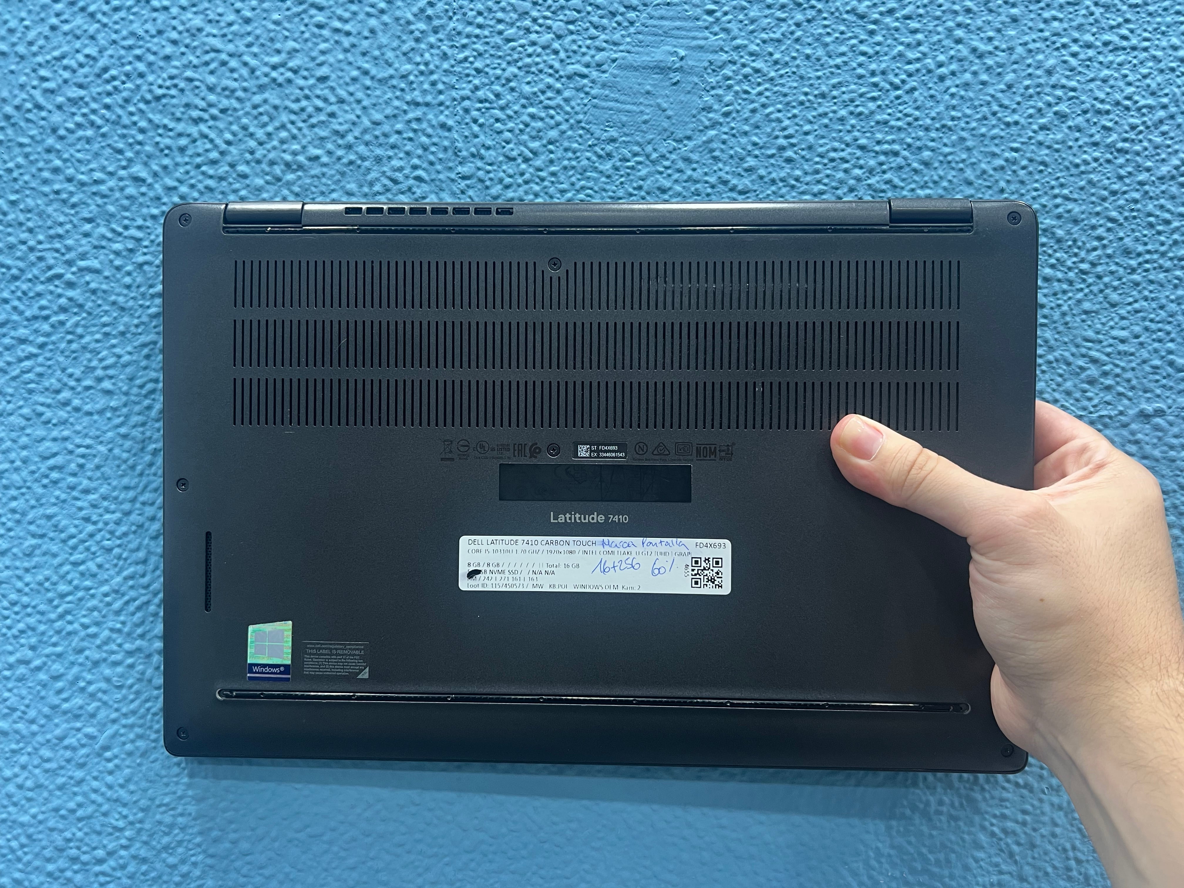 ¡¡LIQUIDACION!! Dell Latitude 7410 | I5 10310U | 16Gb Ram | 256Gb Nvme | Windows 11 Pro | Táctil | Referencia 004