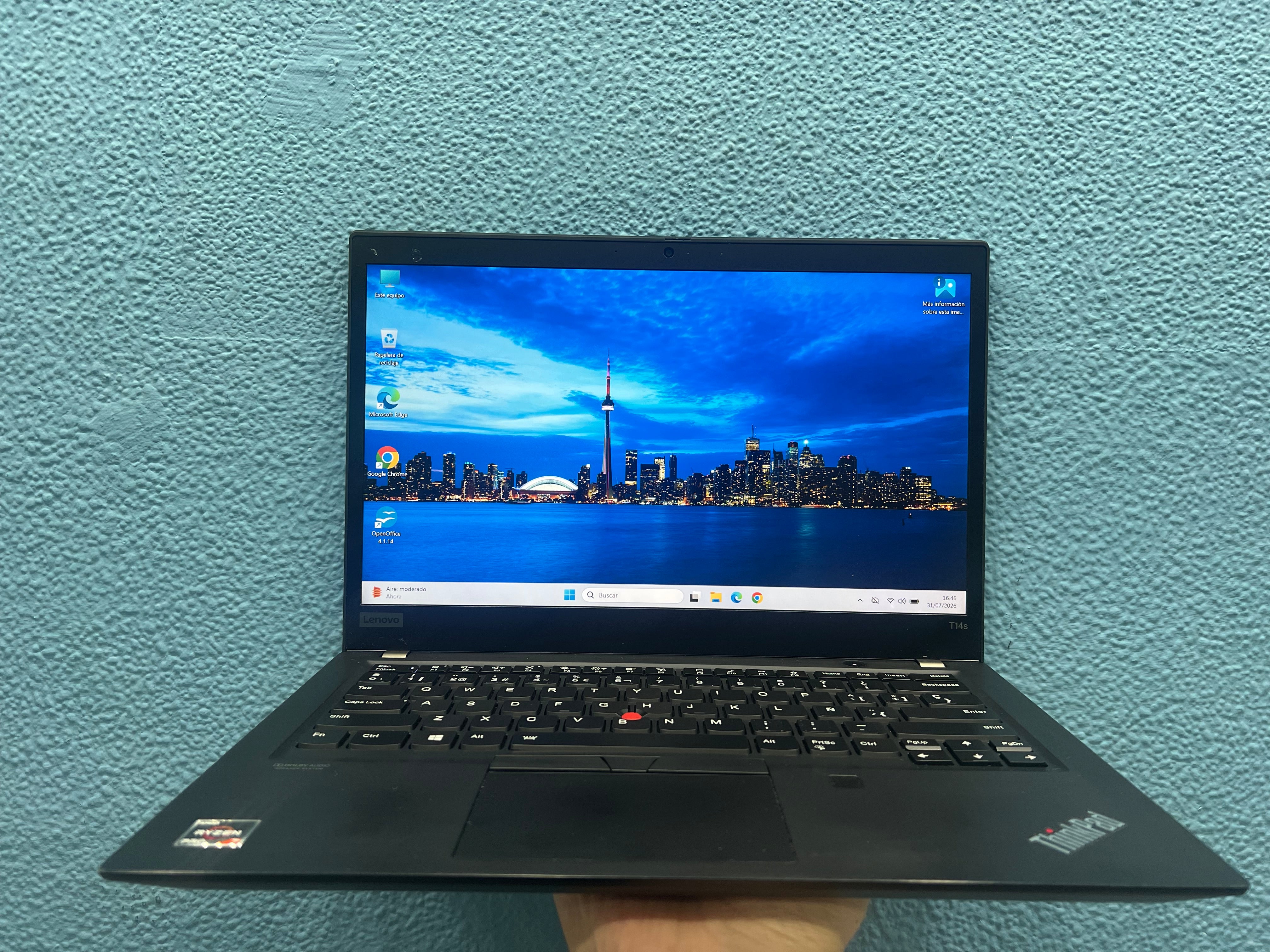 ¡¡LIQUIDACION!! Lenovo Thinkpad T14s Gen 1 | Ryzen 7 4750U | 16Gb Ram | 256Gb Nvme | Windows 11 Pro | Referencia 006