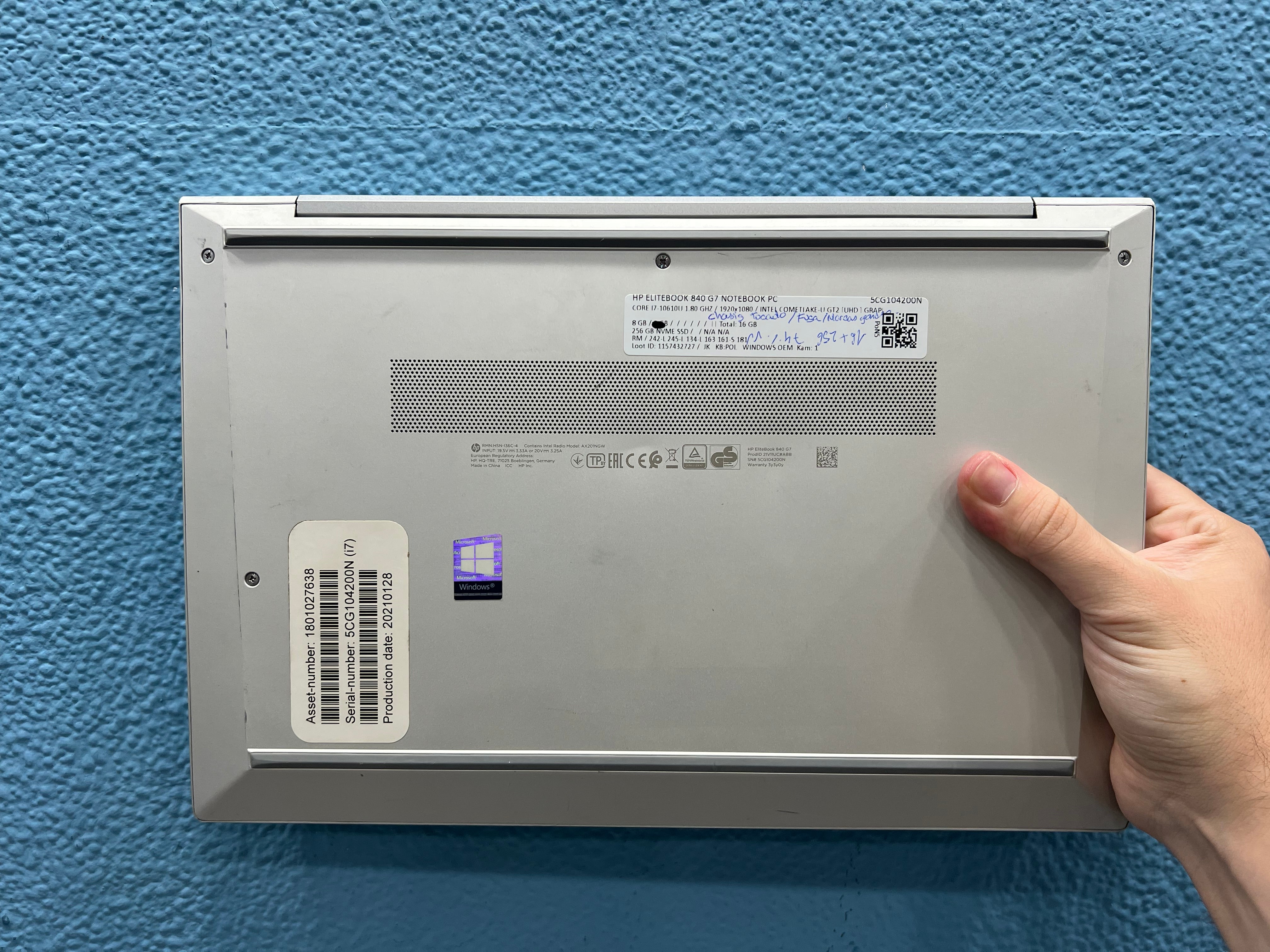 ¡¡LIQUIDACION!! Hp EliteBook 840 G7 | I7 10610U | 16Gb Ram | 256GB Nvme | Windows 11 Pro | Referencia 009