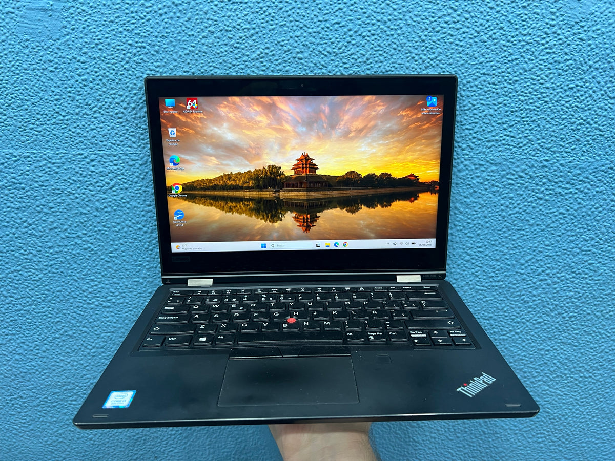 ¡¡LIQUIDACION!! Lenovo ThinkPad L380 Yoga | i3 8130U | 8Gb Ram | 256GB Nvme | Windows 11 Pro | Táctil | Referencia 016