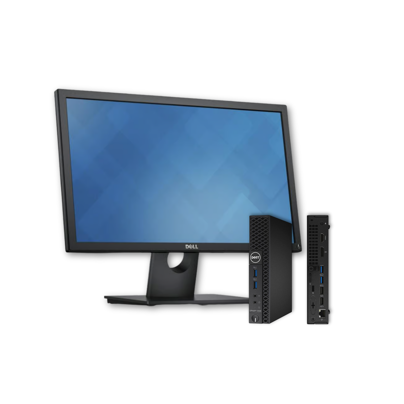 Combo Monitor Dell 22" FHD Nuevo + Mini Pc Dell Optiplex 3050 Tiny | i5 6500T | 8Gb Ram | 256Gb SSd | Windows 11 Pro