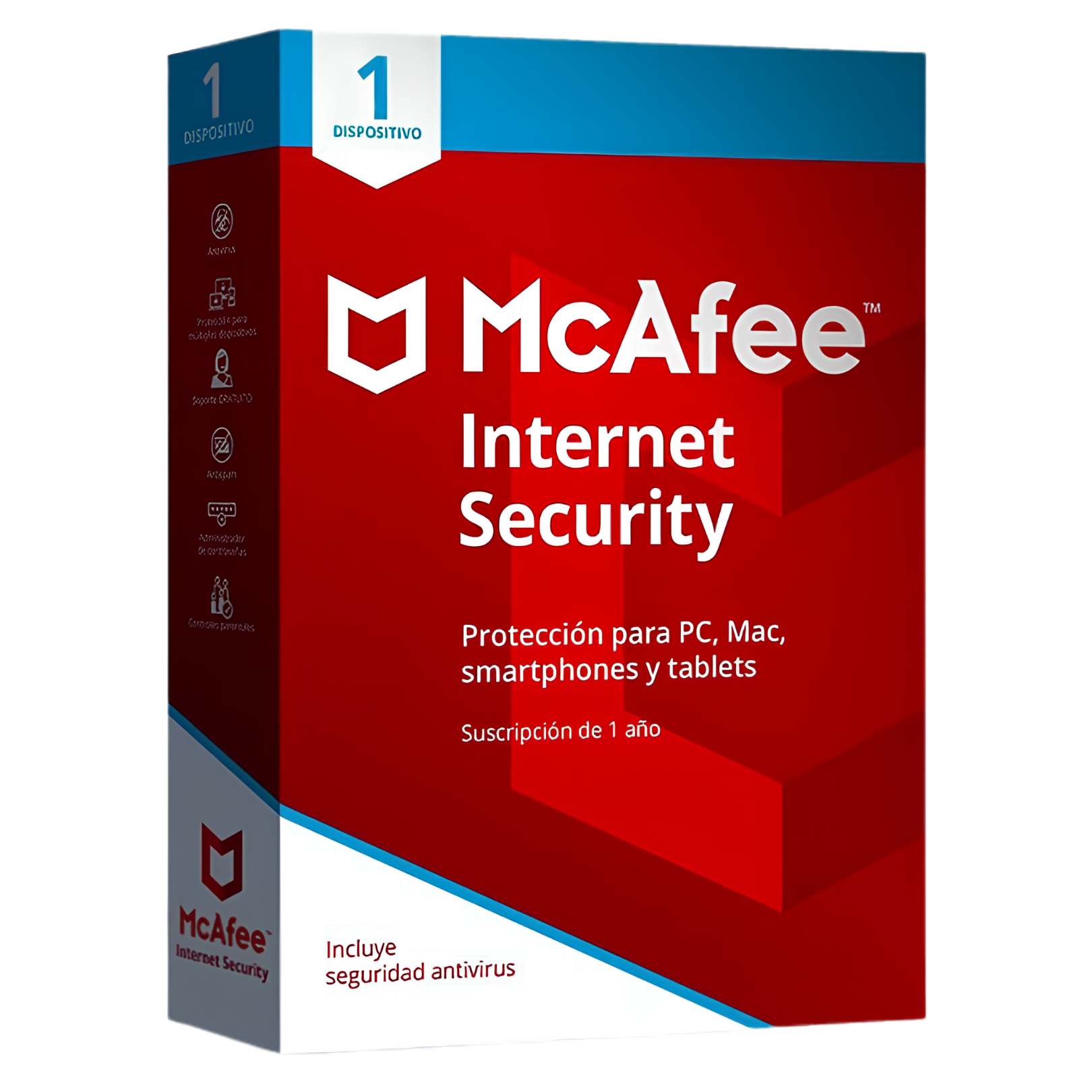 Antivirus - Instalación de Mcafee con licencia 1 año