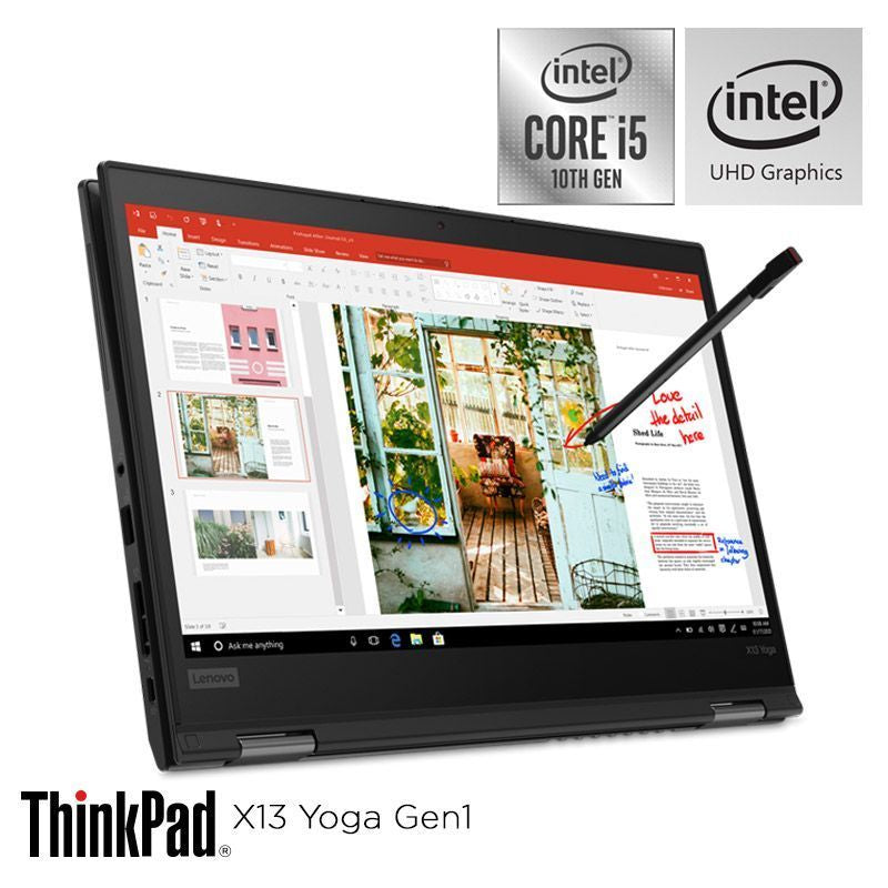 ¡¡ LIQUIDACION !! LENOVO THINKPAD X13 YOGA Gen 1 | INTEL CORE I7 10610U | 16 GB RAM | 512 GB NVMe | WIN 11 PRO | OPEN OFFICE | TACTIL | REFERENCIA R90ZFPZA
