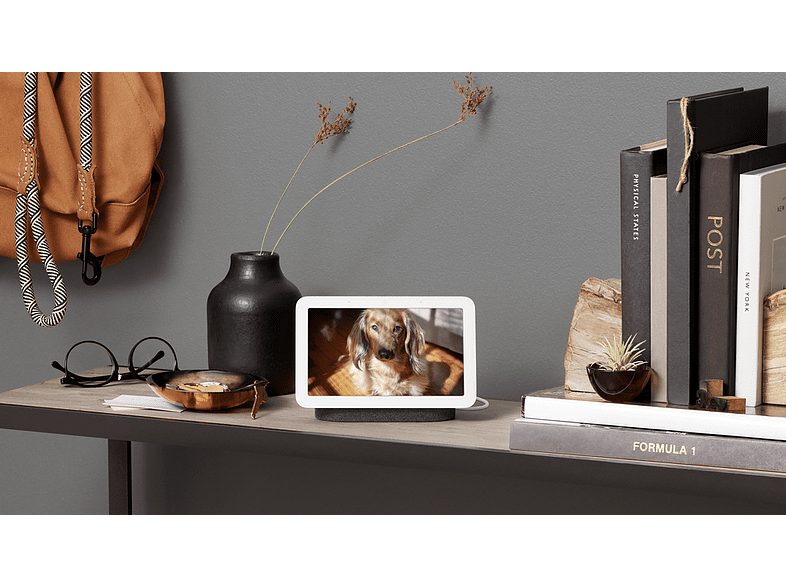 Pantalla inteligente con Asistente de Google - Google Nest Hub (2 Gen), 7", Micrófono, WiFi, Bluetooth, Carbón